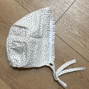 Spanish floral baby bonnet